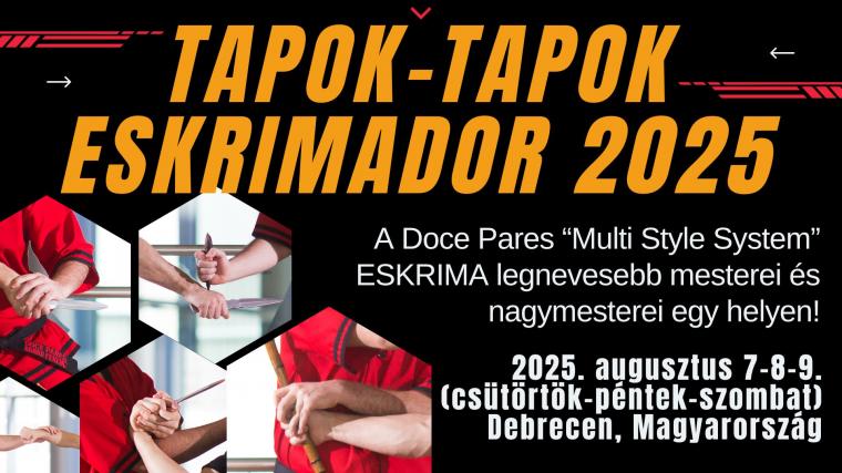 Tapok-Tapok Nemzetközi Eskrima Tábor 2025